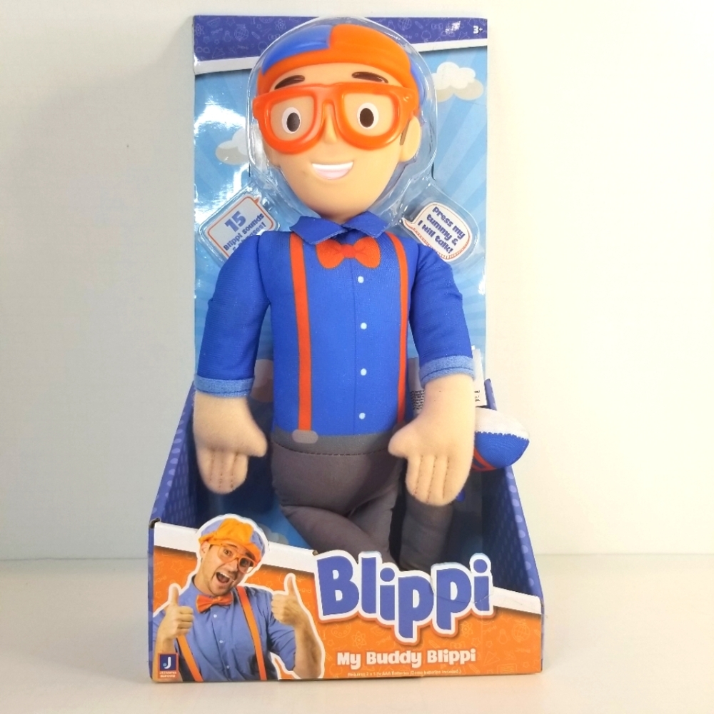 My buddy blippi talking doll